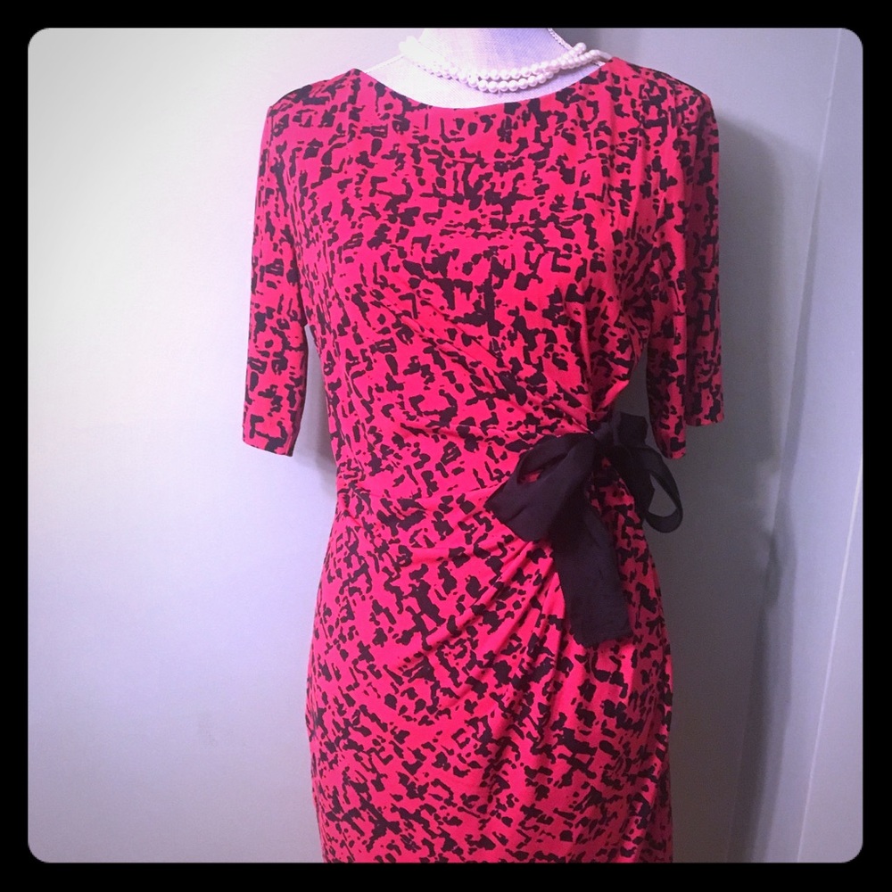 Gorgeous black and red dress with tie